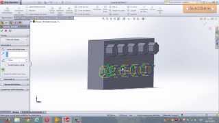 Matríz lineal en Solidworks [upl. by Grazia]