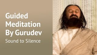 Inner Silence Guided Meditation  Gurudev Sri Sri Ravi Shankar [upl. by Dranek391]