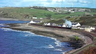 3 Trains 1 Steam Near Whitehaven Cumbria [upl. by Gerry]