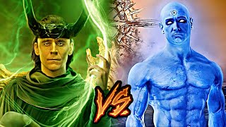 Loki VS Doctor Manhattan Kim Kazanır MARVEL amp DC Battle Arena [upl. by Sabino]