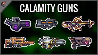 All Guns  Terraria Calamity Mod [upl. by Jp187]