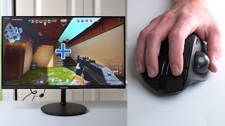 I Tried Gaming On A Trackball Mouse  Gameplay tests [upl. by Kloman]