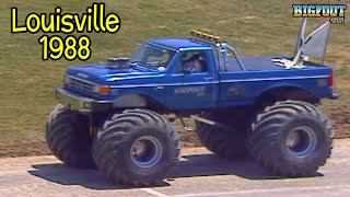 Figure8 Louisville Motor Speedway 1988  BIGFOOT 4 Rich Hooser  BIGFOOT Monster Truck [upl. by Janel]