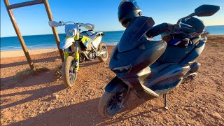 POV 4K  Algarve Ride  Keeway Vieste 125 [upl. by Dolora849]