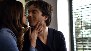 TVD 6x19  Damon and Elena imagine their future as humans  Delena Scenes HD [upl. by Acirehs]