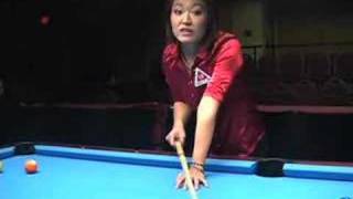 Pool Lessons amp Billiard Instruction  Set amp Slow Back Stroke [upl. by Ellasal]