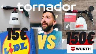 Tornador ToP Gun Wurth VS Tornador Parkside LIDL [upl. by Aenehs]