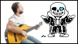 как играть на гитаре Undertale  Megalovania [upl. by Yard980]