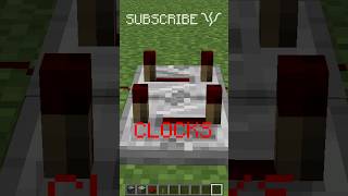 fast and easy REDSTONE CLOCK using just OBSERVERS  Redstone with PsiVolt minecraft redstone [upl. by Madelin]