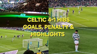 CELTIC 41 HIBS  GOALS PENALTY amp HIGHLIGHTS [upl. by Lemieux]