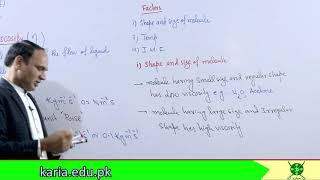 Ch5  Lec 6  Viscosity amp Surface tension  Units And Factors chemistry 11 [upl. by Ninazan646]