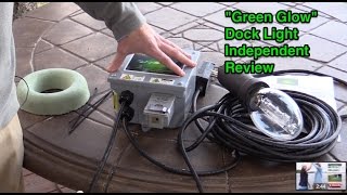 quotGreen Glowquot Underwater Dock Light Review and Unboxing [upl. by Mcconnell]