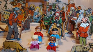 Lego Duplo příběh Betlém punč a vánoční nálada [upl. by Ahsinot]