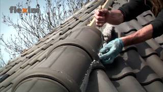 Flexim quothoekkeper constructiequot  Flexim Roof Mortar quotinstalling hipsquotmp4 [upl. by Mamoun482]