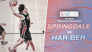 2024 One City Basketball  HarBer vs Springdale [upl. by Gregory]