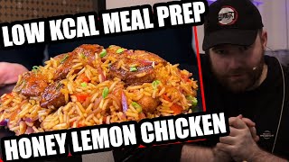 Meal Prep  Honey Lemon Chicken review  Low Kcal Kitchen [upl. by Laehcor]