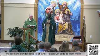 Holy Mass live streamed from St Ann Catholic Church in Clayton North Carolina USA [upl. by Trometer]