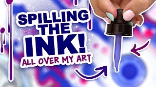 LETS TRY SOMETHING CRAZY  Mystery Art Box  ArtSnacks Unboxing  Watercolor Ink  Baby Krink [upl. by Eelnyl]