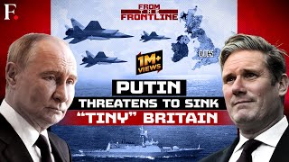 Putin Sends Warships Nuclear Bombers Near English Channel to “Spook” the UK  From The Frontline [upl. by Namajneb]