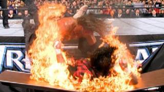 Edge Spears Mick Foley  WrestleMania 22 [upl. by Hendel74]