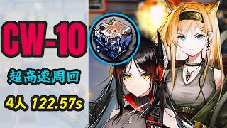 【超高速周回】CW10 4人で無駄に速すぎる熾合金掘り 《孤星Lone Trail》【アークナイツArknights명일방주】Alloy Speedrun 12257 s [upl. by Kilmarx386]