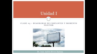 Clase 5 Diagramas de cortante y momento flector [upl. by Razaele240]