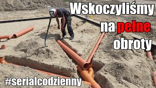 Wskoczyliśmy na pełne obroty  Kanaliza  Oczyszczalnia biologiczna  Kiedy beton   Co dalej [upl. by Asseniv]