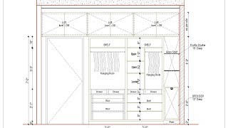 स्लाइडिंग वार्डरॉब कैसे बनाये  6×7 sliding wardrobe design [upl. by Akinuahs]