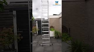 Mobile scaffolding tower foldable 5m scaffolding constructionequipment toolreview scaffold [upl. by Eadwina220]