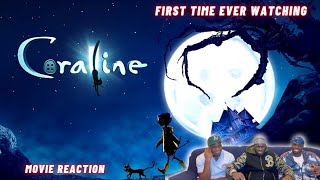 WHAT DID WE JUST WATCH First Time Reacting To CORALINE  MOVIE MONDAY [upl. by Dnaltruoc822]