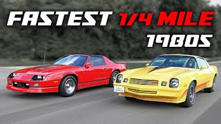 9 Quickest Muscle Cars Of The 1980s [upl. by Clay619]