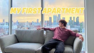 MOVING INTO MY FIRST APARTMENT AT 21 [upl. by Karolyn]