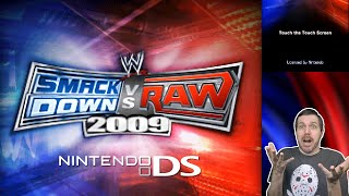 WWE SmackDown Vs Raw 2009 DS  Season Mode 1 Touch the Touch Screen [upl. by Viki248]