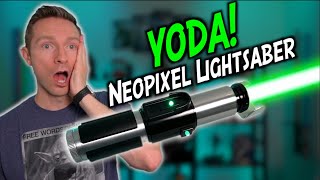 Most Realistic Yoda Neopixel Lightsaber CCSabers [upl. by Nilved]