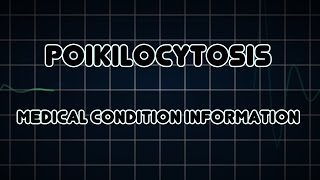 Poikilocytosis Medical Condition [upl. by Epps]