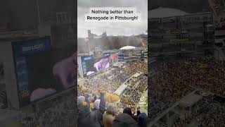 When Renegade starts playing at a Pittsburgh Steelers game 🏟🎵steelers renegade shorts [upl. by Downs]