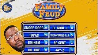 Family Feud Sparks Controversy Among Greatest Rappers Of All Time [upl. by Ahsaten]