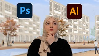 STOP Using PHOTOSHOP Photoshop vs Illustrator for Architects [upl. by Sally]