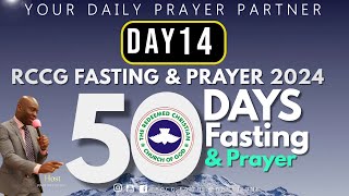 DAY 14 Fasting Prayer Points RCCGfasting pastorrufusprayer  prayerrufus [upl. by Utter]