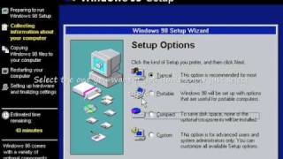 How to install Windows 98 [upl. by Tezil]