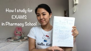 How I study for exams in Pharmacy School [upl. by Natasha]