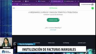 PROGRAMA IMPUESTOS CONTIGO INUTILIZACIÓN DE FACTURAS MANUALES [upl. by Earas518]