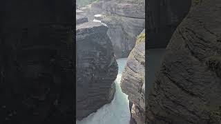 exploringcanadianrockies fall in love on this amazing view Mistaya CanyonIcefield ParkwayAlberta [upl. by Ynnatirb269]