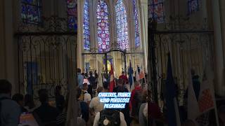 ParisChartres pilgrimage 052024 pentecost pilgrimage chartres frenchlife faithjourney [upl. by Tiossem]