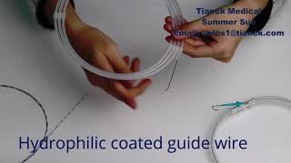 Tianck medical guidewire guide wire [upl. by Ardeha]