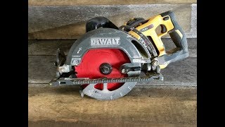 DEWALT FlexVolt 60V Worm Drive Style Saw DCS577X1 Review [upl. by Nikita100]