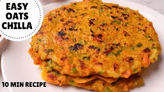 10MINUTE OATS CHILLA Recipe for Weight Loss  Healthy Tuesdays  Episode 01 [upl. by Anij734]