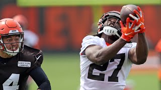 Experience Browns fullsquad practice during OTAs [upl. by Osrick]