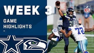 Cowboys vs Seahawks Week 3 Highlights  NFL 2020 [upl. by Nixie]