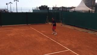 Sergi Bruguera in MonteCarlo Masters 2014 [upl. by Aicelet845]